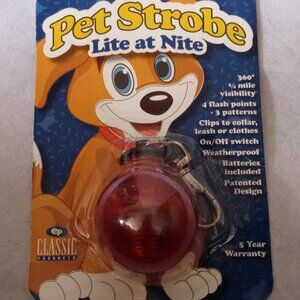 Pet Collar Pendant LED dog And Cat collar Night lights pendant security luminous